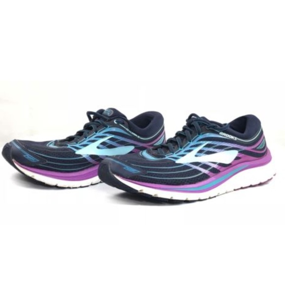 Brooks Glycerin Teal Purple Running Shoes - Picture 1 of 8